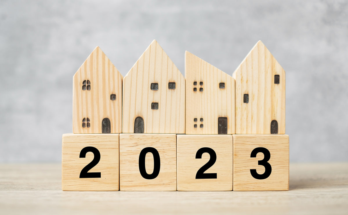 Block houses in 2023, representing architectural trends for this year